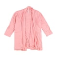 thumbnail image 1 of NY Collection Cardigan Drapé pour Femmes, Rose, Grande Taille, 2X, 1 of 2