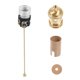 thumbnail image 3 of 1 Set Pull Chain Light Fixture E27 Pullswitch Lamp Holder Ceiling Light Socket Accessory, 3 of 4