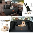 thumbnail image 5 of Lealchum Dog Car Seat Medium Dogs Car Dog Bed, Pet Car Seat, Dog Bed for Car (Black, 5 of 7