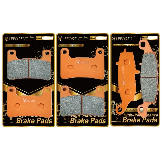LE LEFOSSI Front and Rear Carbon Fiber Brake Pads Compatible with for Suzuki vzr1800 VZR 1800 Boulevard M109R RZ Limited M 1800 R 2006-2016 2017 2018 2019 2020 2020 2021 2022 2023 2024 FA379F FA231R