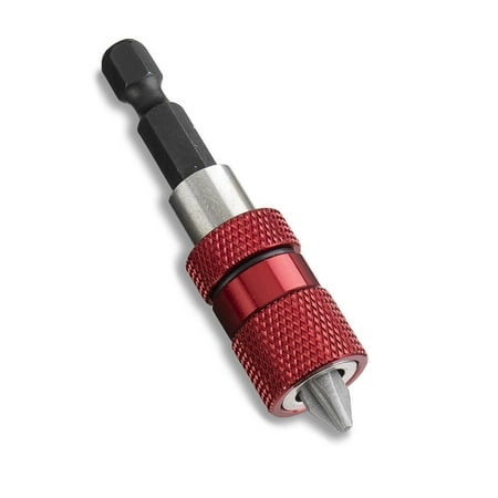 Neiko 00238A Adjustable Depth Screwdriver Bit Holder with Magnetic Tip and Hardened Shaft | Includes #2 Phillips Screwdriver (Best Magnetic Bit Holder)