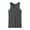Dark Gray, variant on ZVNAΖH Big and Tall Men's Cotton Undershirts Tank Tops Sleeveless Plain Summer Vest Athletic Gym Layering T-Shirt, Slim Fit, Single Pack, 1X-3X, Gray