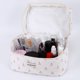 thumbnail image 4 of Bolsa de maquillaje acolchada de algodón, organizador de maquillaje de cereza grande y bonito, bolsa de almacenamiento, estuche organizador de cosméticos para mujeres y niñas, 4 of 4