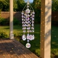thumbnail image 7 of Sun Catcher, Crystal Prisms Suncatcher for Window Hanging, Rainbow Maker Crystal Sun Catcher Indoor Window Glass Wind Chimes Home Garden Decor Gift, Purple, 7 of 7
