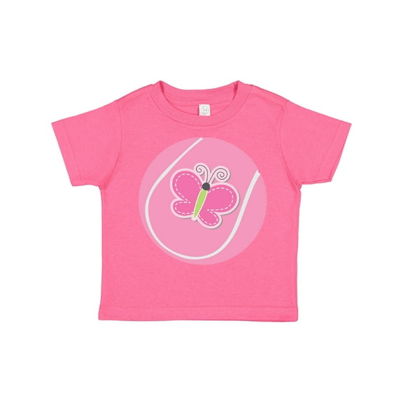 Inktastic Tennis Pink Ball Girls Toddler T-Shirt
