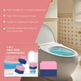 thumbnail image 5 of YiJuHui 5pcs Slow Release Toilet Cleaning Block, Scale & Odor Control, Water Soluble, For Mainstream Tanks, Fresh Bathroom, 5 of 9