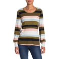 thumbnail image 1 of 14th & Union NORDSTROM Pull à Rayures Manches Longues en Coton Taille Petite m, 1 of 1