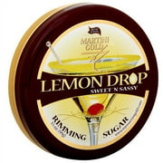 Master Of Mixes Martini Gold Lemon Drop Rimming Sugar, 3.5 oz (Pack of 6)