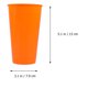thumbnail image 4 of 12 vasos de plástico reutilizables para bebidas, vajilla para fiestas, vasos para jugos y bebidas (2 unidades en amarillo, rojo, morado, verde, azul y naranja)., 4 of 7