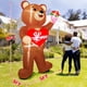 thumbnail image 2 of Oso hinchable Melisheer de 8 pies para el día de San Valentín con luces LED, 2 of 7