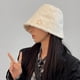 thumbnail image 5 of Sombrero de mujer con circunferencia de 56-58 cm, parasol de verano, sombrero de pescador con rebabas y rompecabezas, 5 of 6