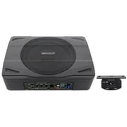 Rockville SS8P 8" 400W Slim Under-Seat Active Powered Car/Truck Subwoofer 8-Inch Black