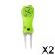 thumbnail image 1 of Horquilla para reparar hoyos en el campo de golf,Herramienta de reparación de hoyuelos de golf plegable Marcar acceso rápido,Horquilla de golf para entrenamiento de golf,duradera y, 1 of 8