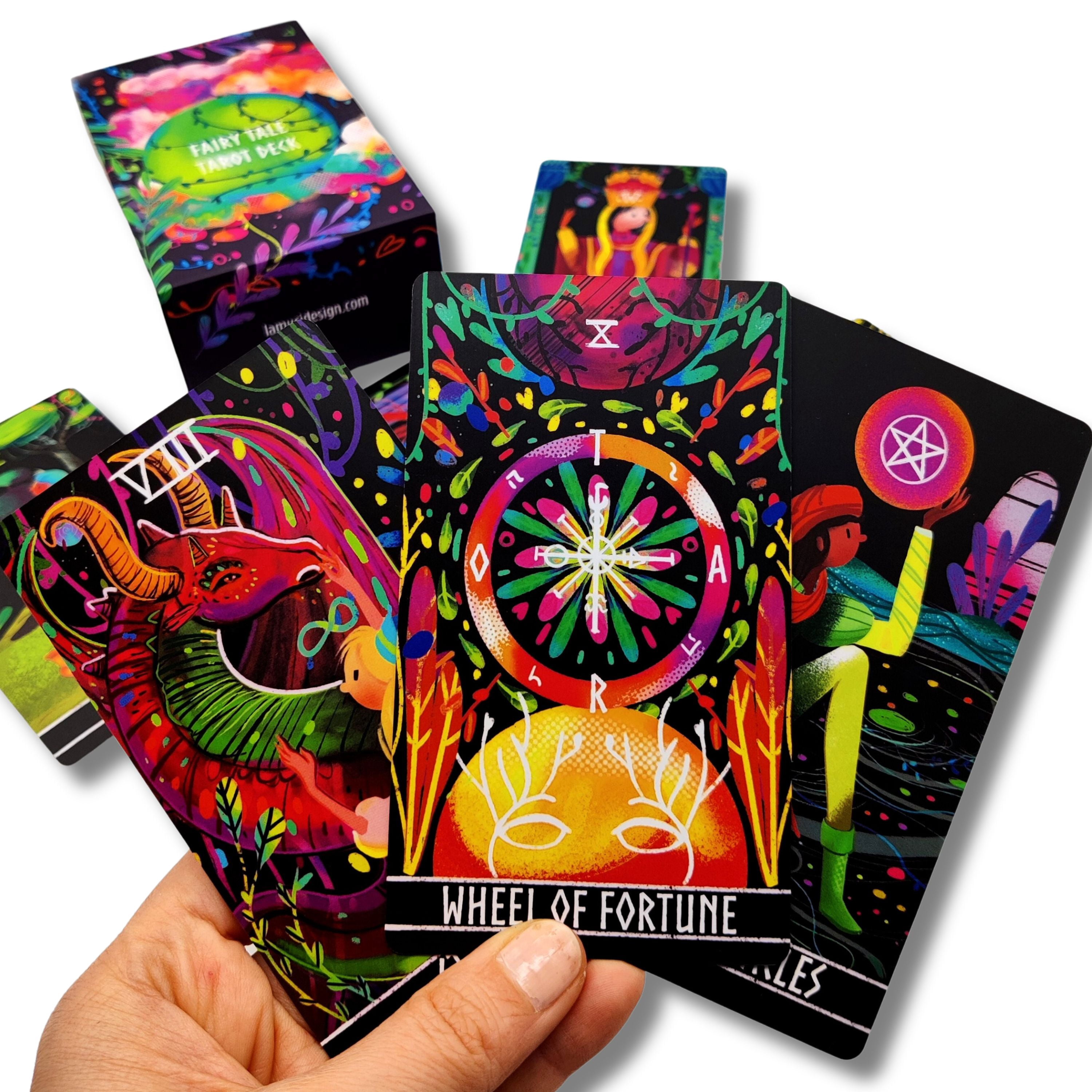 La Muci Fairy Tale Tarot Card Games with Guidebook 350gsm art paper