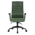 thumbnail image 2 of Leisuremod Hilton Leather Office Chair in Green, 2 of 7