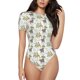 thumbnail image 1 of Fotbe Jungle Animal Body de Mujer con Cuello Redondo y Mangas Cortas, Sin Mangas Ajustado, Suave, Cómodo y Básico-Medium, 1 of 7