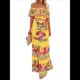 thumbnail image 1 of Vestido de Verano para Mujer, Estampado Floral, Hombros Descubiertos, Sin Mangas, XXL, 1 of 3