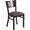Walnut Wood Back/Burgundy Vinyl Seat/Black Metal Frame, variant on Flash Furniture HERCULES Series Black Slat Back Metal Restaurant Chair - Walnut Wood Back, Burgundy Vinyl Seat