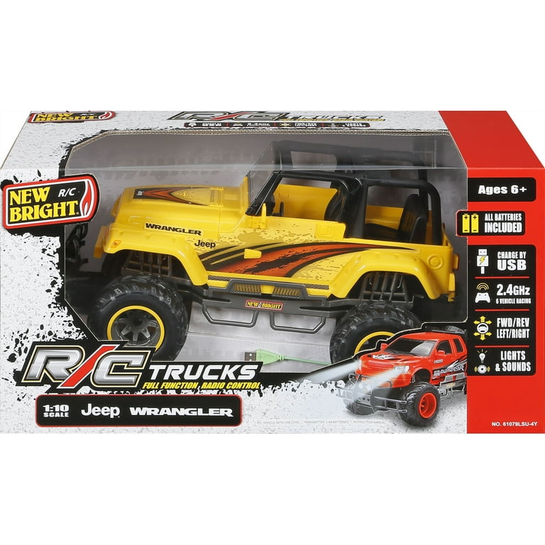 New bright rc jeep wrangler cheap walmart
