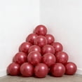 thumbnail image 4 of Globos Ztikug, 50 unidades, látex metálico rojo, 25 cm, para fiesta de cumpleaños, 4 of 6
