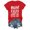 Red, variant on Seductiva Women's Short Sleeve T-Shirt Clearance Items Teacher Retired Tshirts Womens Retirement Class of 2025 Countdown in Graphic Tees Funny V Neck T Shirt