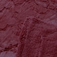 thumbnail image 6 of Home Soft Things Ashley Brushed Faux Fur Throw Blanket with Sherpa Back Soft Cozy Fluffy Fluzzy Lightweight Throw - Burgundy - 50" x 60", 6 of 7