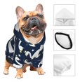 thumbnail image 3 of Fotbe Swan Sudadera con Estampado para Perros Pequeños – Suéter con Capucha para Mascotas, Tela Suave de Forro Polar con Bolsillo-Large, 3 of 7