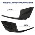 thumbnail image 2 of TAPDRA Windshield Wiper Cowl Cover Trim 2PCS Plastic for Base LE CE XLE Limited SE 2011-2020 Direct Replacement for Sienna, 2 of 4