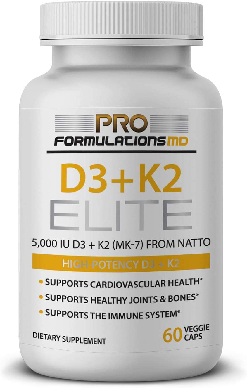 13% Vitamin D3 500% K2 Kapseln Hochdosiert D3 = 25,0 µg - K2 = 10,0 µg 
