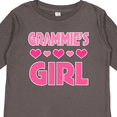 thumbnail image 4 of Inktastic Grammie Girl Granddaughter Girls Long Sleeve Toddler T-Shirt, 4 of 5