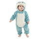 thumbnail image 1 of Pijamas Para Niños Pequeños Otoño Invierno Bebé Infantil Unisex Niño Pijama Onesie De Felpa Traje De Animal Perezoso De Una Pieza Azul Odeerbi LM103-2943, 1 of 9