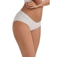 thumbnail image 4 of INSPIRE CHIC Women's Flower Print Mid-Waisted Full Coverage Briefs Elastic Comfortable Breathable Cotton Underwear M Light Yellow, 4 of 5