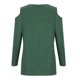 thumbnail image 5 of Camiseta suelta con cuello en V y manga larga con hombros descubiertos para mujer Fridja bvmnju4720, 5 of 8