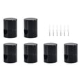 thumbnail image 1 of 6 ganchos de aluminio para enchufar en el colgante, fáciles de usar para colgar luces y cables. Negro, 1 of 9