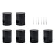 thumbnail image 1 of 6 ganchos de aluminio para enchufar en el colgante, fáciles de usar para colgar luces y cables. Negro, 1 of 9