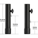 thumbnail image 3 of Juego de 4 extensiones de patas de mesa para mesas plegables para patas plegadas y rectas, elevadores de patas de mesa plegables ajustables, para altura (19,8 cm) esquí esquí Gafas de esquí, 3 of 5