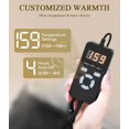 thumbnail image 4 of FeBohao Car Heating Pad for Drivers: Max 70℃ Extra Hot & 3S Instant Heat for Back Pain & Muscle Stiffness Deeper Relief - Adjustable Electric Pad for 12V/24V Vehicles from Long Road Trips and Camping, 4 of 9