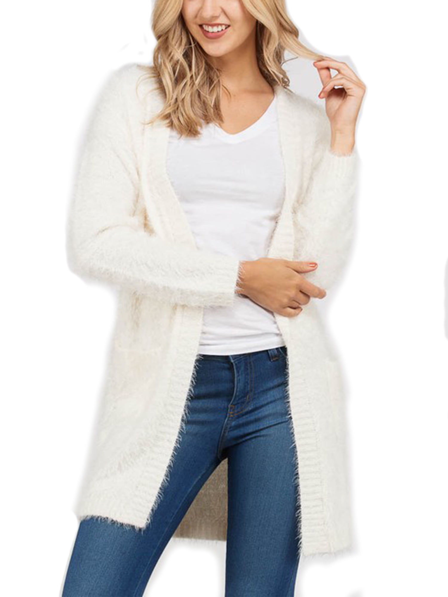 walmart fuzzy cardigan