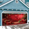 thumbnail image 4 of Grande Bannière de Garage pour Fête Extérieure des Fêtes, Panneau de Bienvenue, Signalisation de Vœux, Drapeau Rond, Bannière Colorée, Guirlande, Support de Bannière Extérieure, Guirlande de Flocons de Neige, Bannière de Noël pour Manteau, 4 of 4