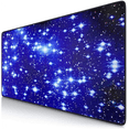 thumbnail image 1 of 800 x 400 Mouse Pad, Gaming Fiber Mouse Pad with Non-Slip Rubber Base for Increased Speed and Precision, Smooth Mouse Pad Surface, Wear-Resistant Stitched Edges for Keyboard, PC, MacBook - The Star, 1 of 5
