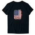 thumbnail image 2 of Fiudx Tops para Mujer Blusa de Manga Corta con Estampado de Moda para Mujer, Divertida Camiseta con Cuello Redondo, 2 of 3
