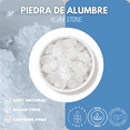 thumbnail image 2 of Green Royalty Alum Stone (Piedra de Alumbre) 4 oz Multi-Purpose Crystal, 2 of 8