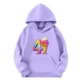 thumbnail image 4 of IWRICH Kids Funny Ice Cream Drips Hoodie 4 1 Graphic Sweatshirt For Boys and Girls Loose Casual Pullover tops,size 1-12 years Purple 100, 4 of 4