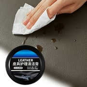 Cleaning and Care Cream & Cleaning Paste for Leather Care,Multi-Purpose Leather Cleaner for Automotive Interiors,Leather Cleaning & Conditioning Cream,Leather Care Paste (3Pcs)