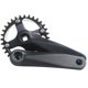thumbnail image 1 of GANOPPER 152mm Bicycle Crank Arm MTB Bike Square Hole Crankset 32T Narrow Wide Single Speed Chainring Chainset, 1 of 5