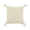 thumbnail image 3 of Ox Bay Quarry Striped Throw Pillow, Brown / Tan / White, 20" x 20", 3 of 9
