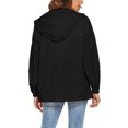 thumbnail image 5 of Avoogue Womens Waterproof Rain Jacket Lightweight Outdoor Active Windbreaker Breathable Hooded Rain Coat, 5 of 7