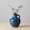 Dark Blue - 6-6 Inch, variant on Black Ceramic Vases Home Decor- 6 Inch Small Modern Decorative Vase With Handle  Decor Table Mantle Fireplace Living Room Bathroom Wedding Centerpiece