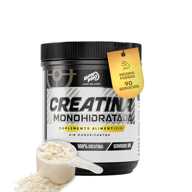 Creatina Monohidratada Alta Pureza En Polvo Sin Sabor BPN PRO Bote