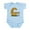 Sky Blue, variant on CafePress - G For Goat Infant Bodysuit - Baby Light Bodysuit, Size Newborn - 24 Months